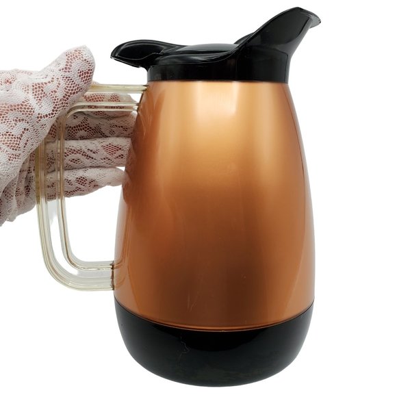 Coffee & Tea Servers Pitcher Carafe Beverage Handled Hot/Cold Thermo Insulated - Picture 3 of 13
